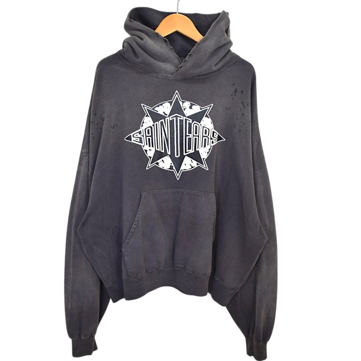 HOODIE ST TEARSダメージ加工プルオーバーパーカーSM-YS1-0000-C46