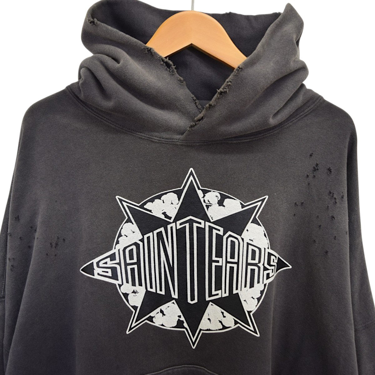 HOODIE ST TEARSダメージ加工プルオーバーパーカーSM-YS1-0000-C46