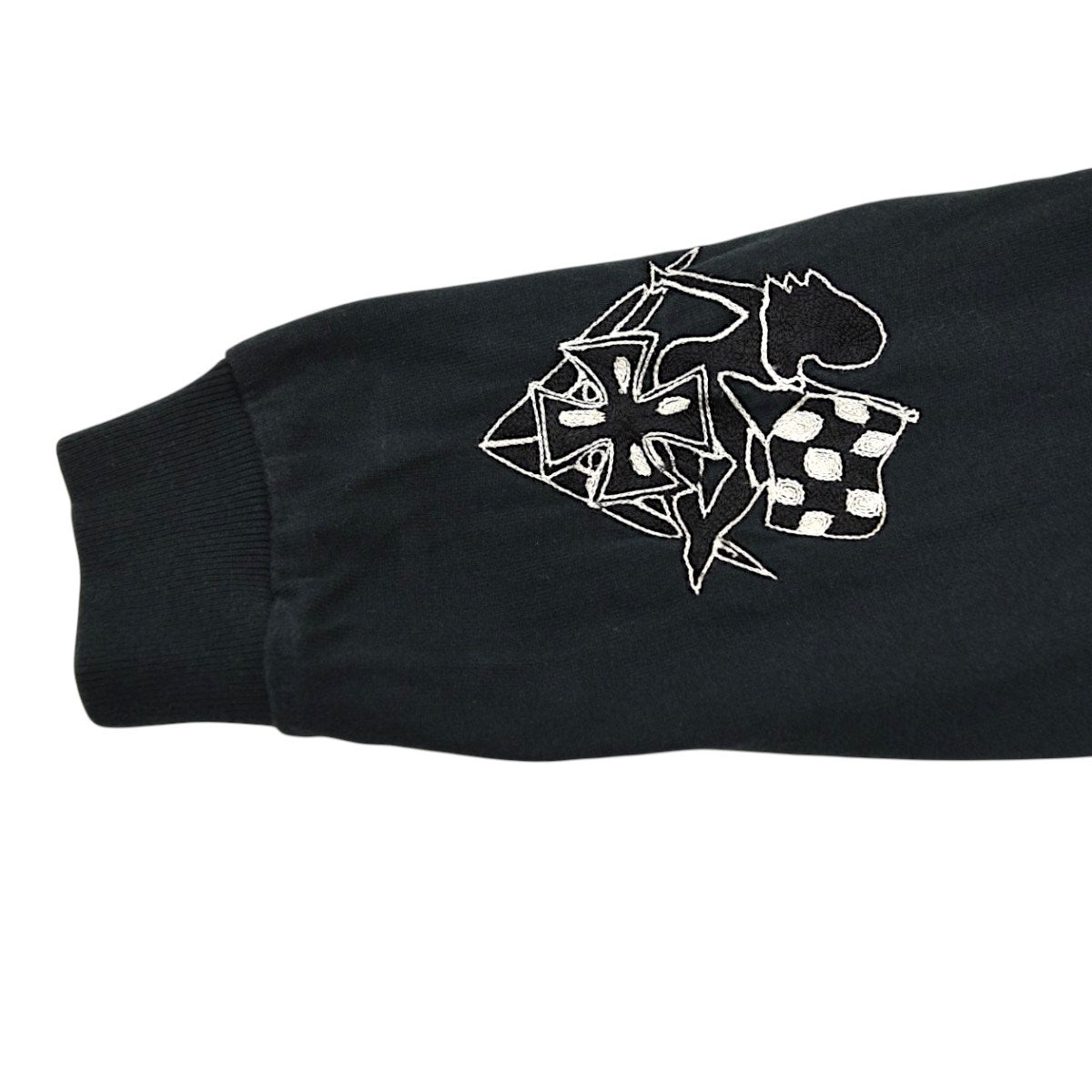 スカル刺繍ロングスリーブカットソー 東洋エンタープライズPR62214