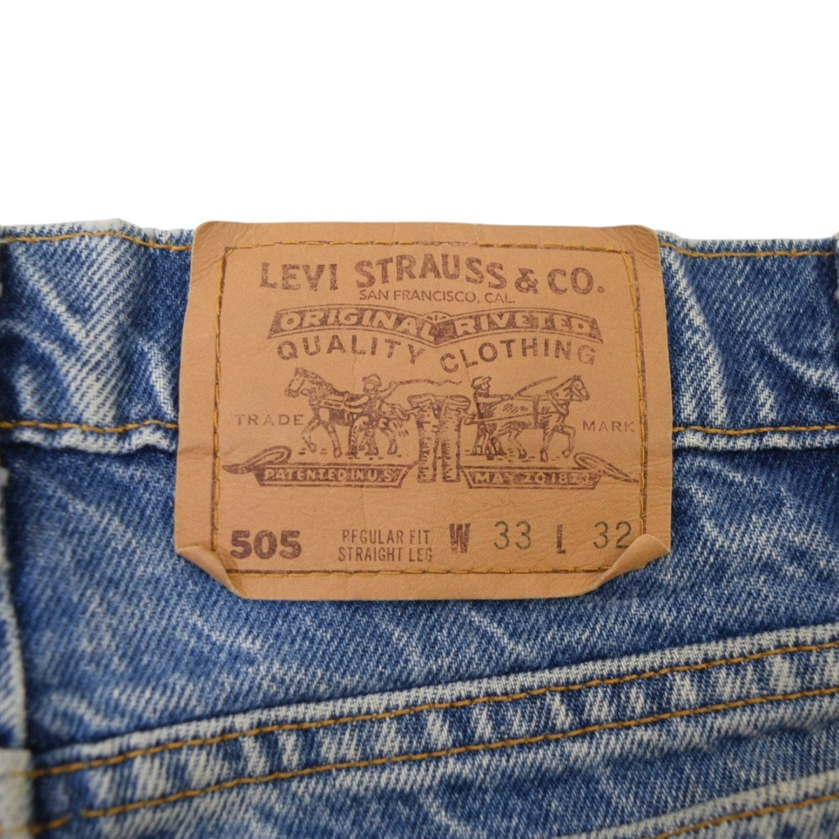 505 デニムパンツ 95年製 MADE IN USA ボタン裏575刻印505-0217