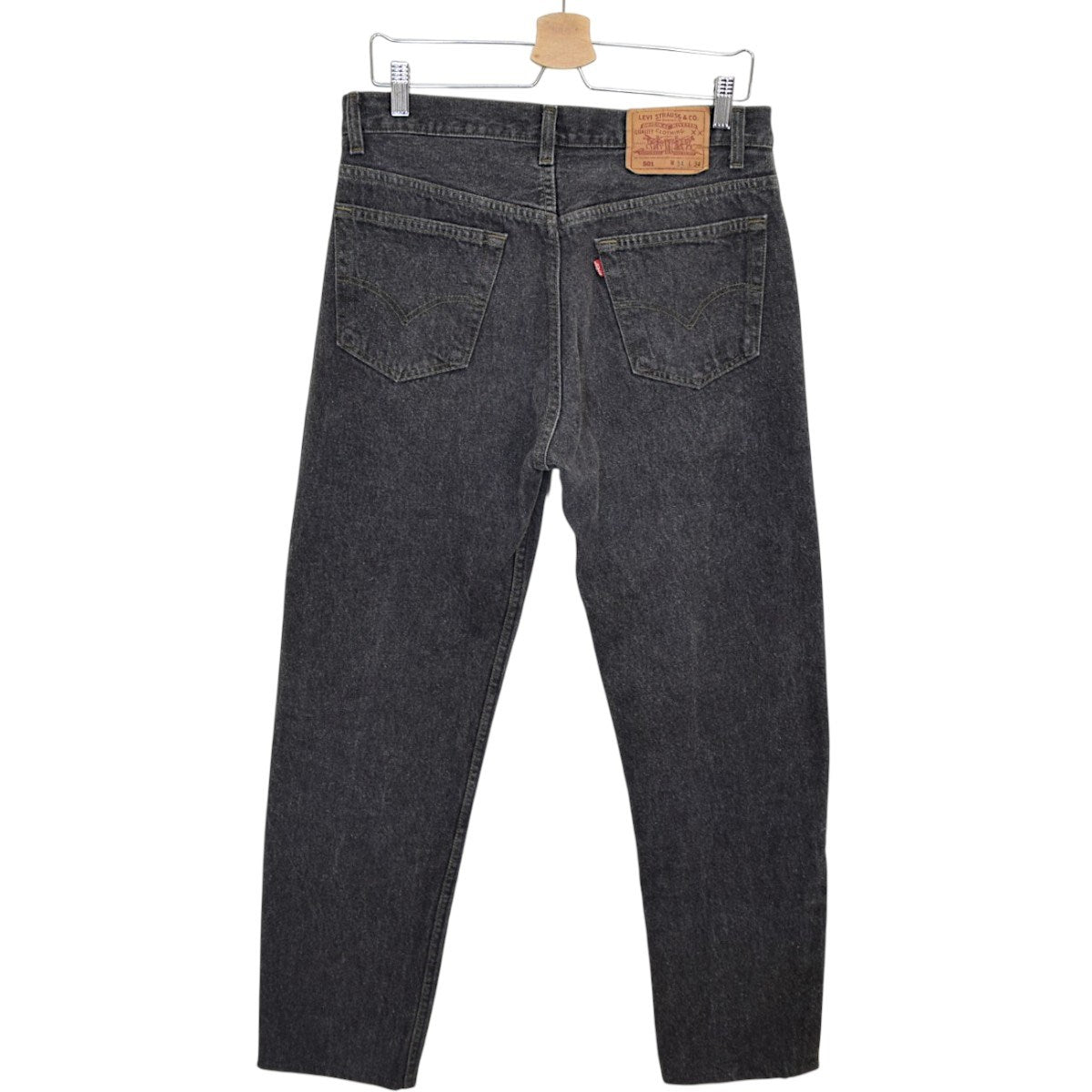 501デニムパンツ リフォーム 92年製 MADE IN USA ボタン裏653刻印501-0658