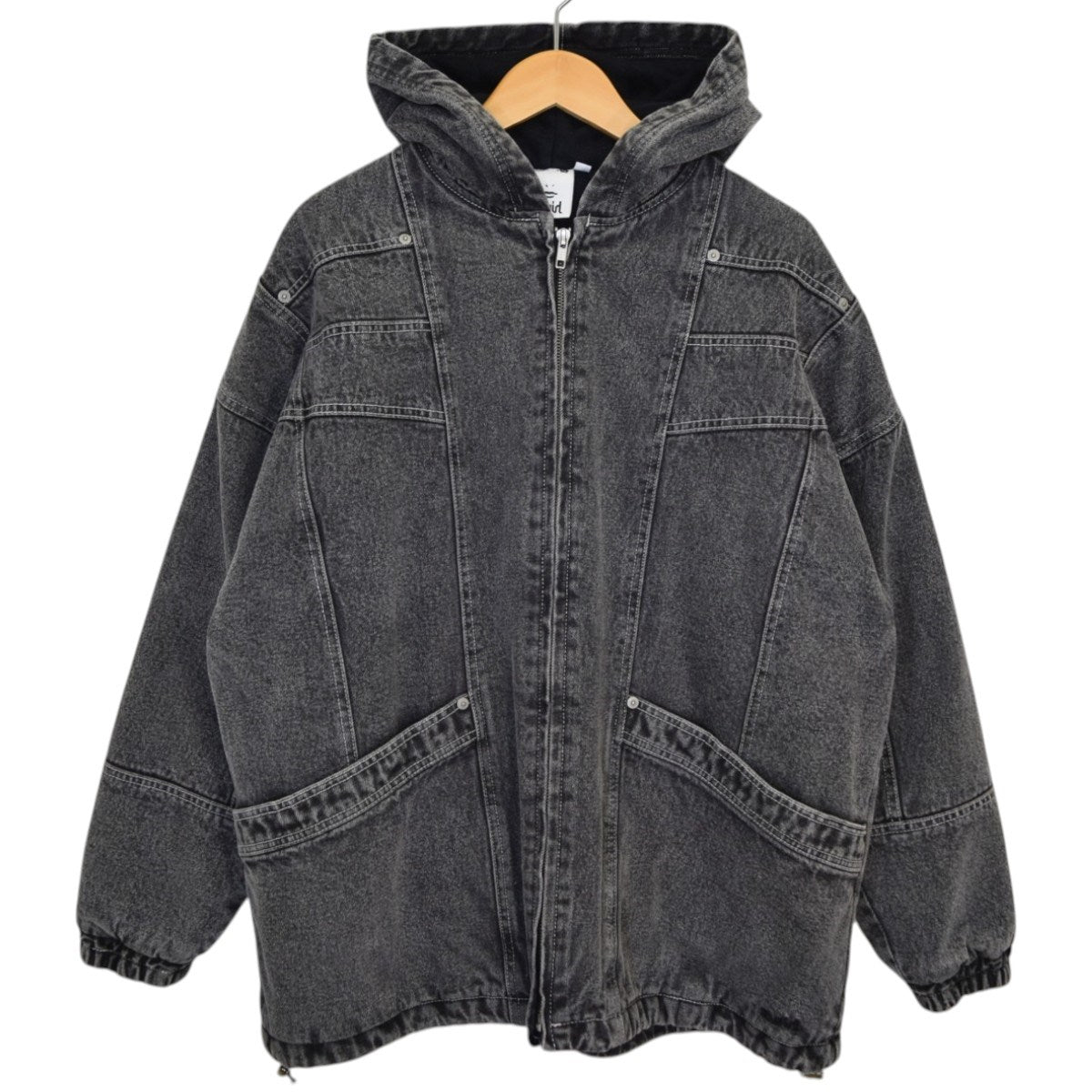 PANELLED DENIM COATパネルデニムパーカー ジャケット105214021012