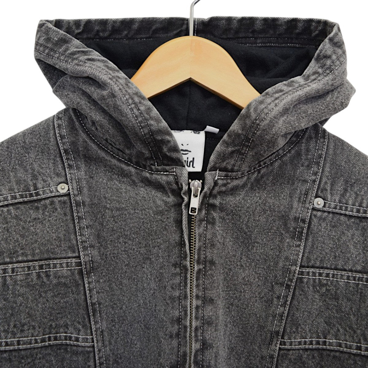 PANELLED DENIM COATパネルデニムパーカー ジャケット105214021012