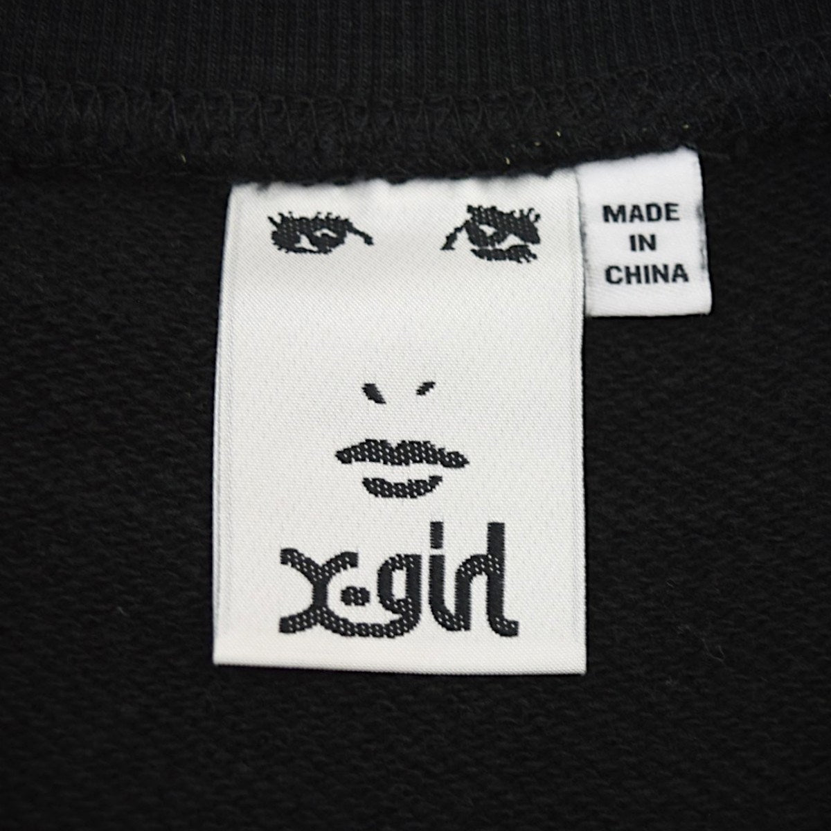 THICK RUBBER MILLS LOGO CREW SWEAT TOPラバーロゴ クルーネックスウェット105213012003
