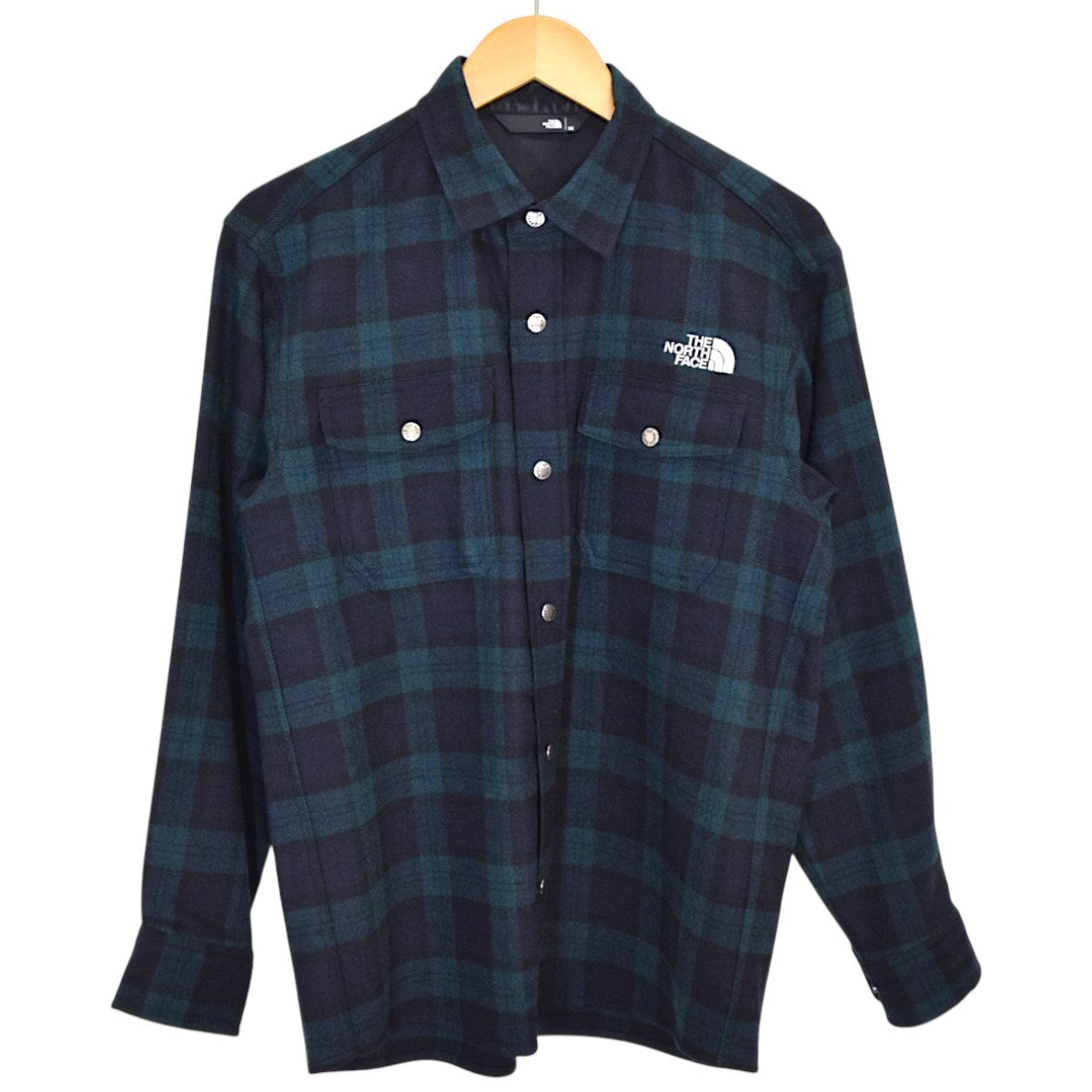 Brushwood Wool L／S ShirtブラックウォッチウールフランネルシャツNR62230