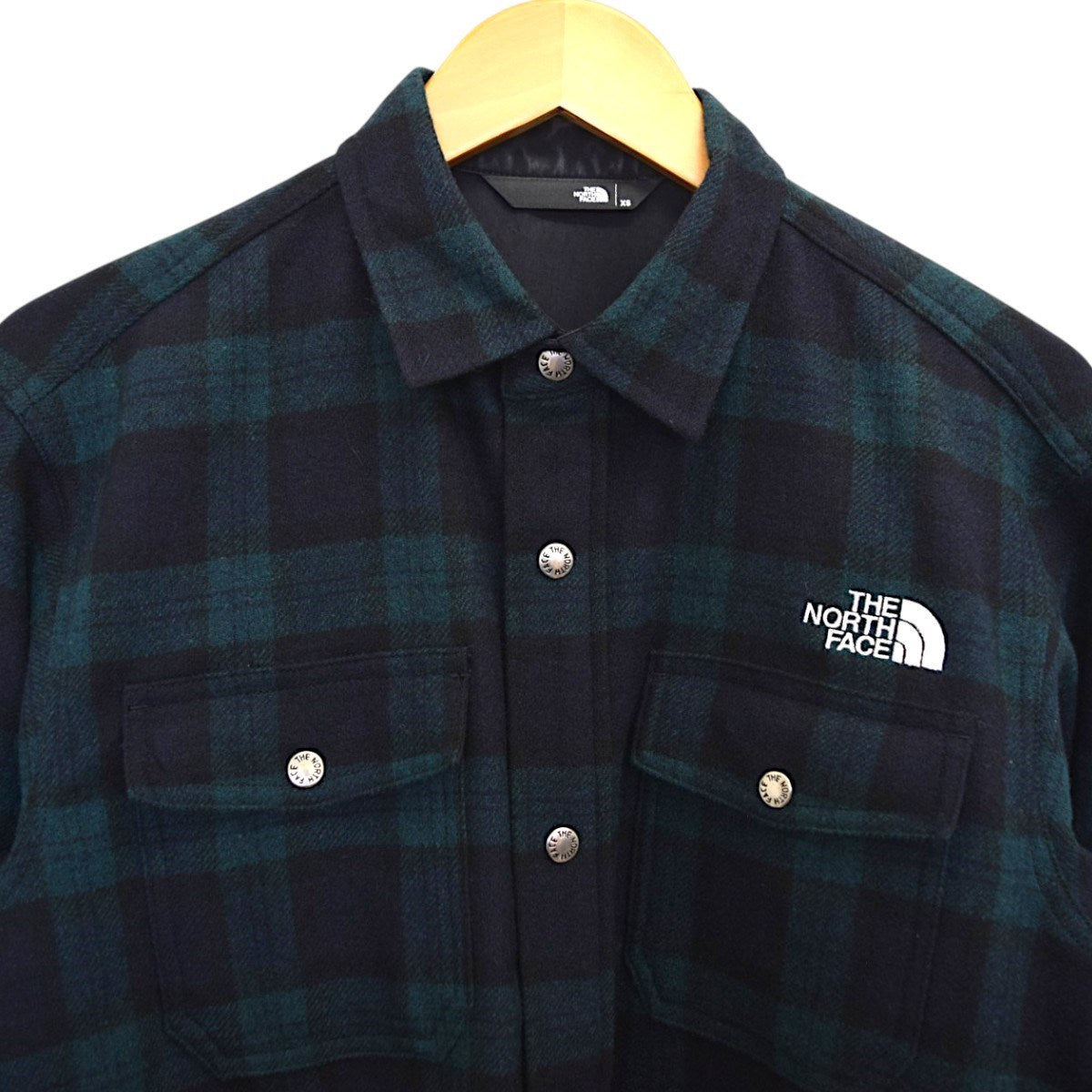 Brushwood Wool L／S ShirtブラックウォッチウールフランネルシャツNR62230
