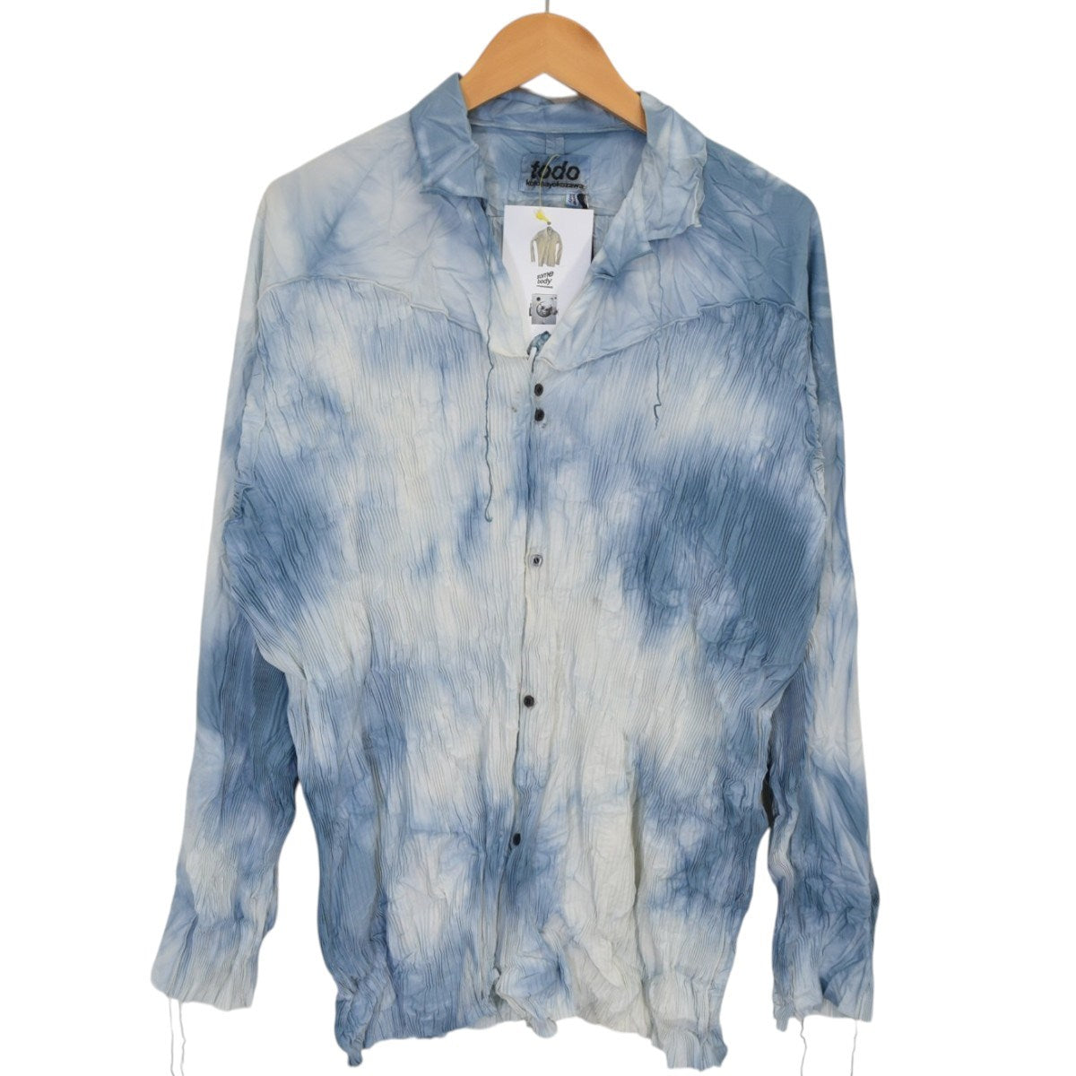 Todo wave shirts OVERDYE EDITIONウェーブシャツ オーバーダイ 2025SSTD23A-SH