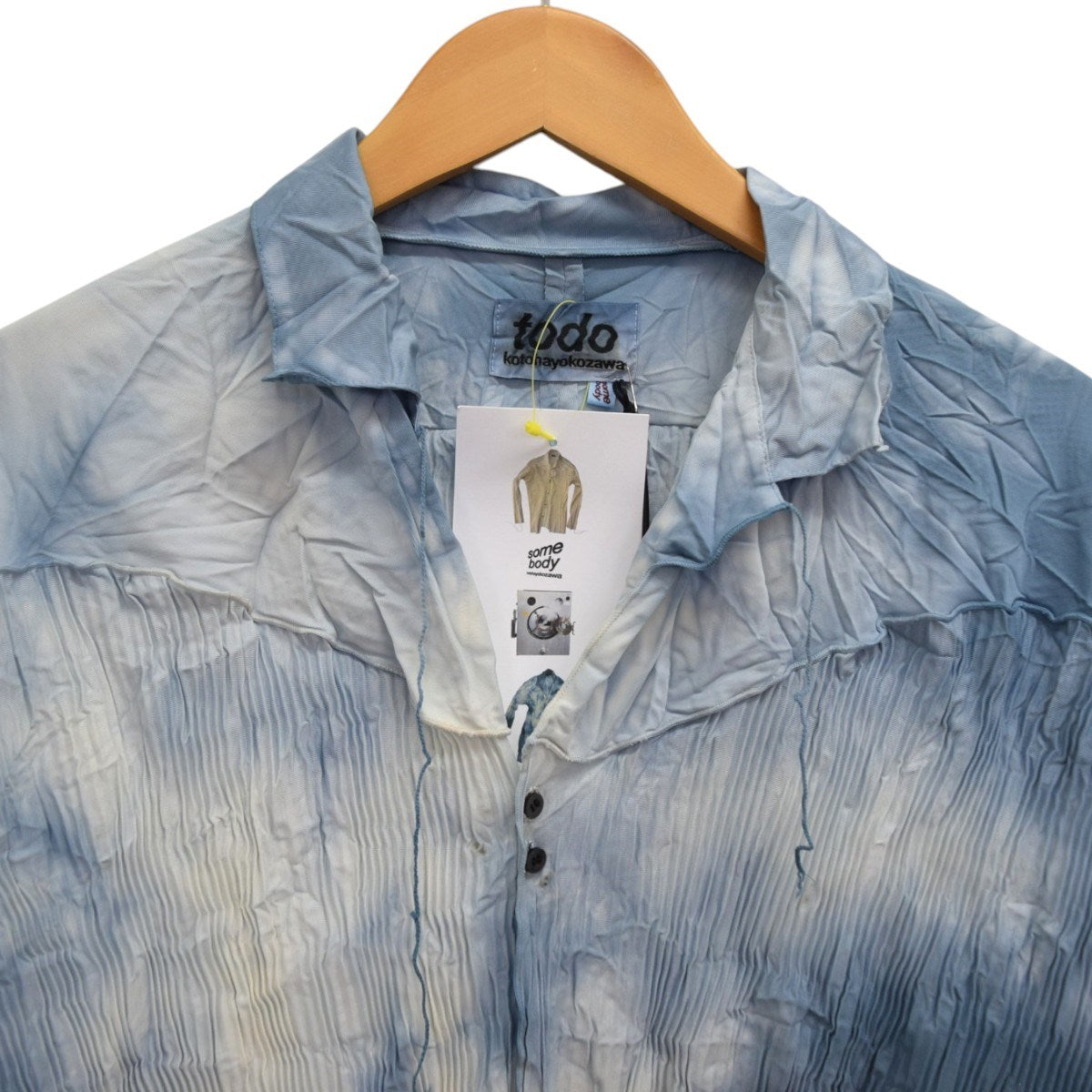 Todo wave shirts OVERDYE EDITIONウェーブシャツ オーバーダイ 2025SSTD23A-SH