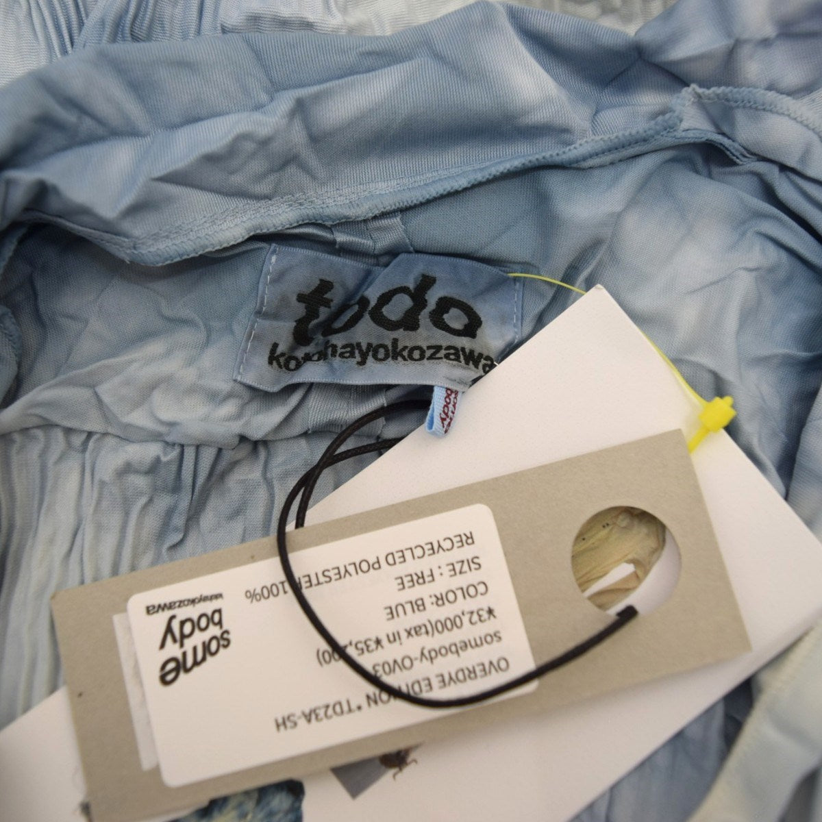 Todo wave shirts OVERDYE EDITIONウェーブシャツ オーバーダイ 2025SSTD23A-SH