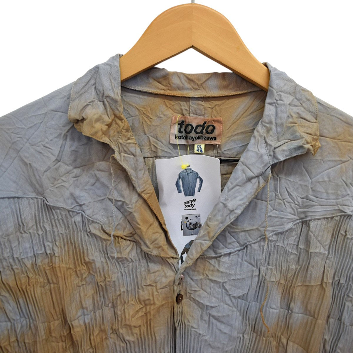 Todo wave shirt OVERDYE EDITIONウェーブシャツ オーバーダイ 2025SSTD23A-SH