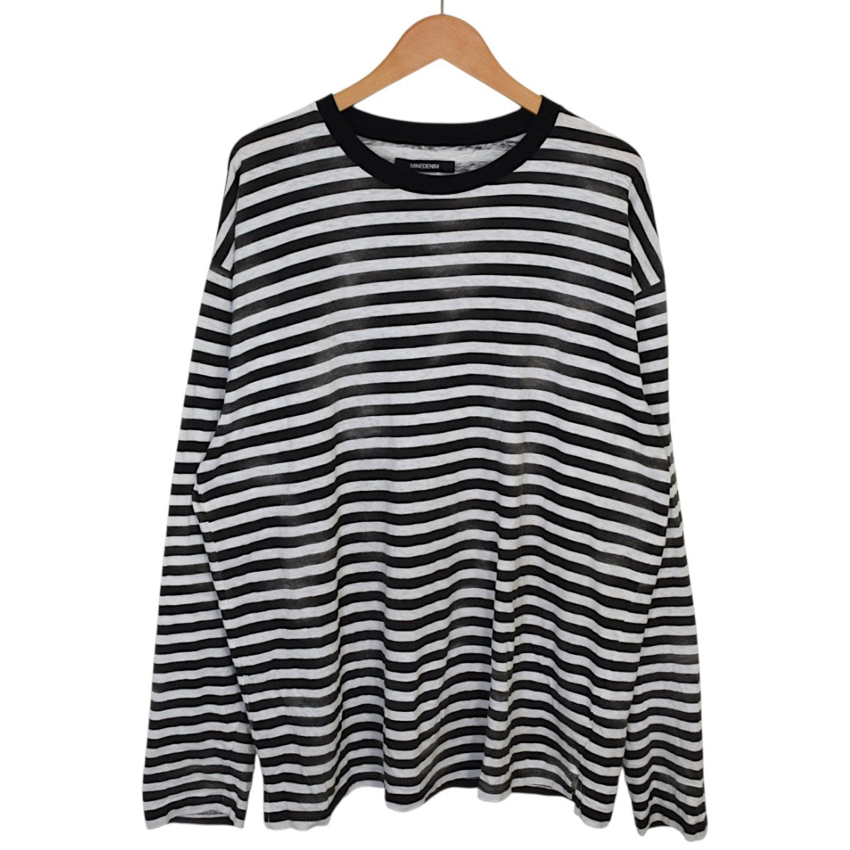 Hazy Border L／S T-SHIRTボーダーカットソー2309-6002-07-XL2