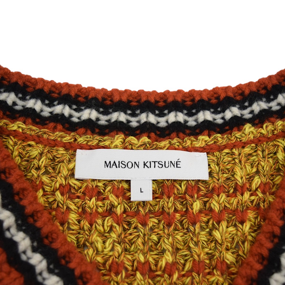 BOLD FOX HEAD CRAFTY COMFORT JUMPERフォックスヘッド VネックニットLW00803KT1095