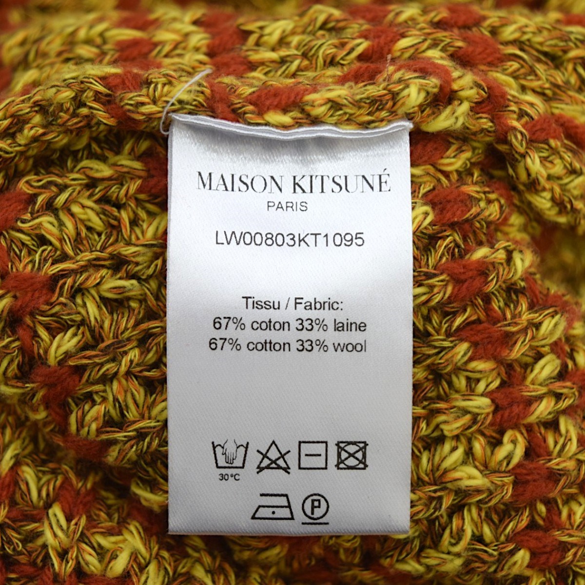 BOLD FOX HEAD CRAFTY COMFORT JUMPERフォックスヘッド VネックニットLW00803KT1095