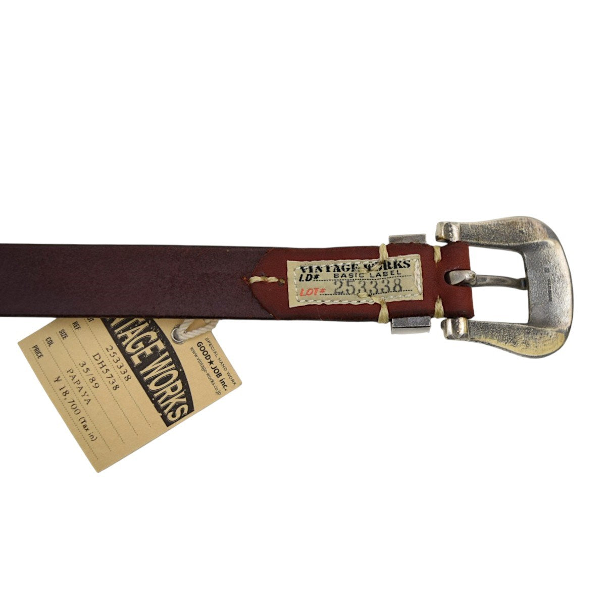 WESTERN BELTレザーベルトDH5738