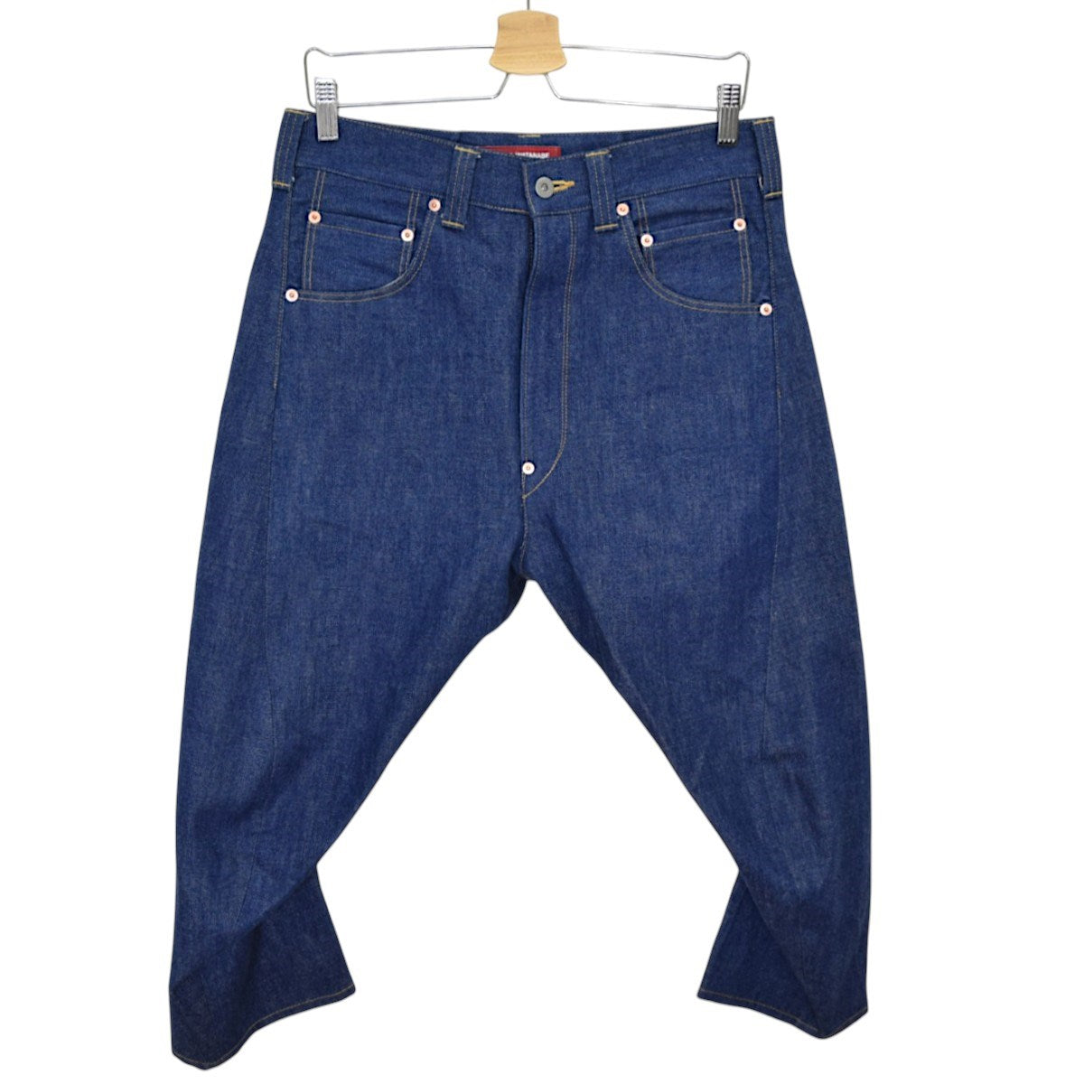 CDG JUNYA WATANABE MAN×LEVI’S モンロープリント立体裁断デニムパンツ 2023SSWK-P218 古着・中古-2枚目のアイテム画像