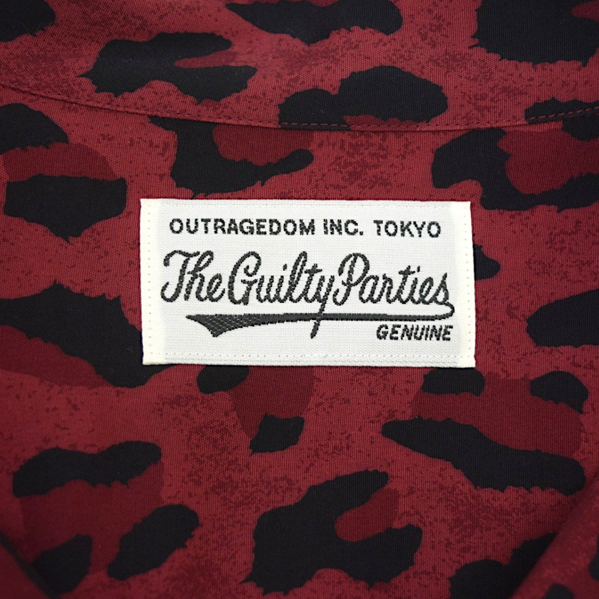WACKO MARIA HAWAIIAN SHIRT L／S TYPE-1レオパードオープンカラーシャツ 古着・中古-6枚目のアイテム画像