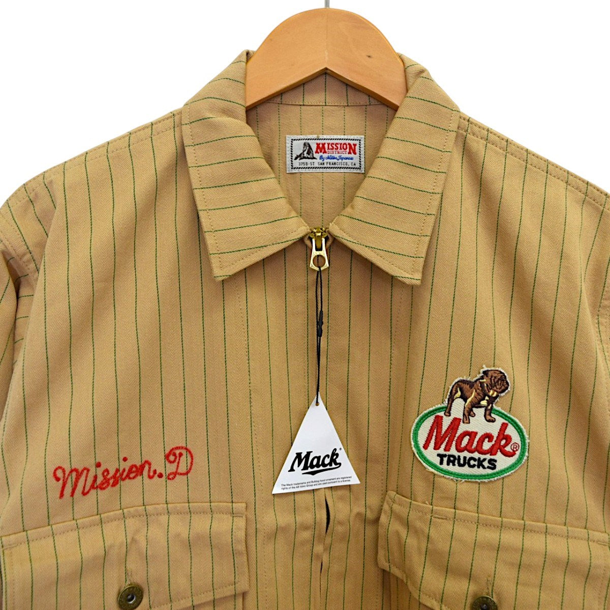 MISSION DISTRICT×Mack Trucks TYPE M-50 DRIVER JACKETドライバージャケット 2026SS 古着・中古-4枚目のアイテム画像