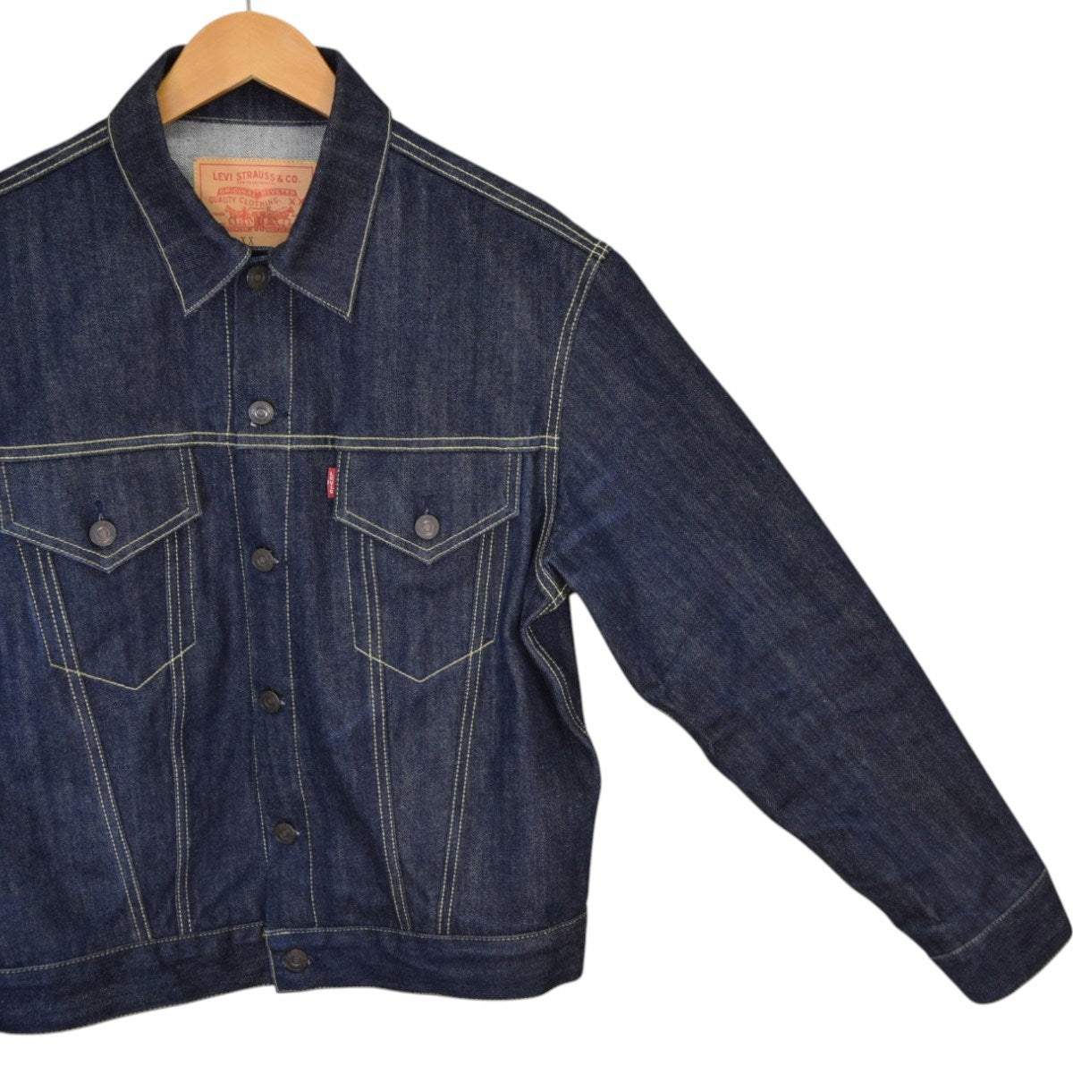 LEVI’S VINTAGE CLOTHING 1961 Type III Trucker Jacket 557XX3rdタイプ デニムジャケット74998-0001 古着・中古-5枚目のアイテム画像