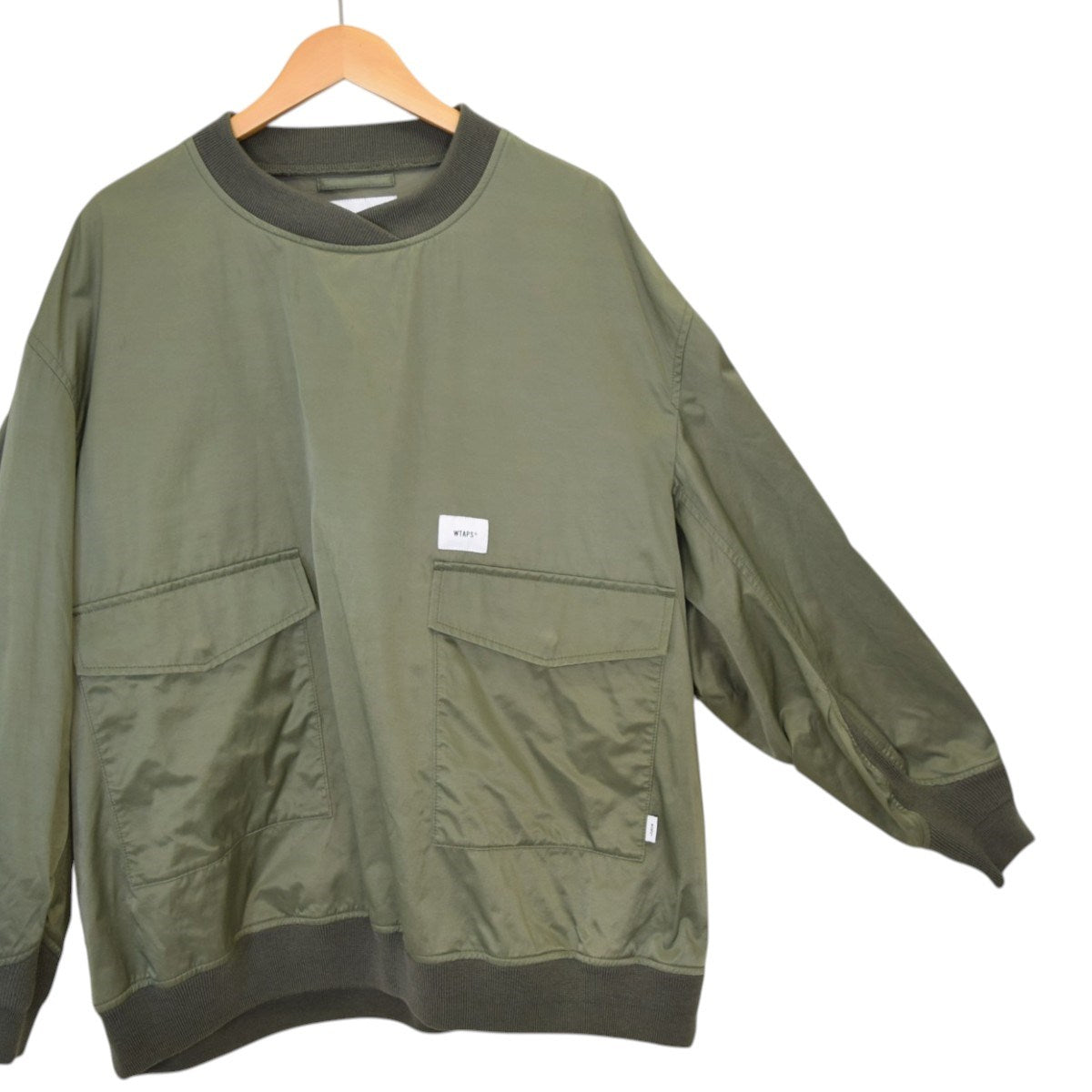 WTAPS WTP NYLON COTTON RATINE SMOCK JACKETスモックジャケット202BRDT-JKM08 古着・中古-4枚目のアイテム画像