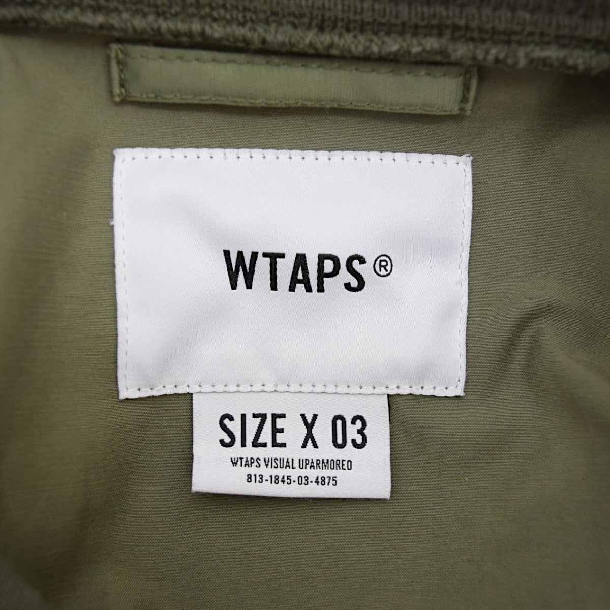 WTAPS WTP NYLON COTTON RATINE SMOCK JACKETスモックジャケット202BRDT-JKM08 古着・中古-6枚目のアイテム画像