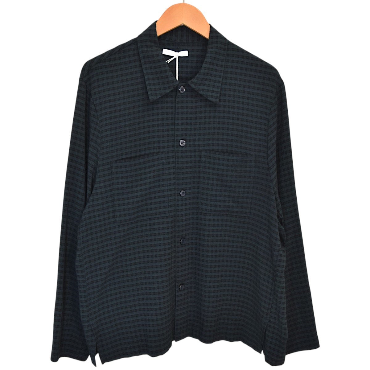 WYM LIDNM RAYON JACQUARD CROPPED SHIRTレーヨンジャカードクロップドシャツWYsh1444 古着・中古-1枚目のアイテム画像