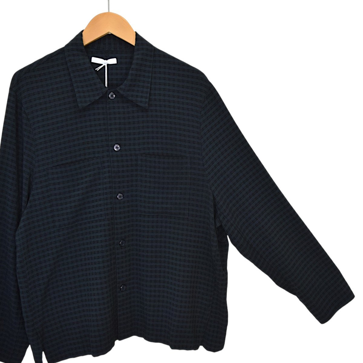 WYM LIDNM RAYON JACQUARD CROPPED SHIRTレーヨンジャカードクロップドシャツWYsh1444 古着・中古-4枚目のアイテム画像