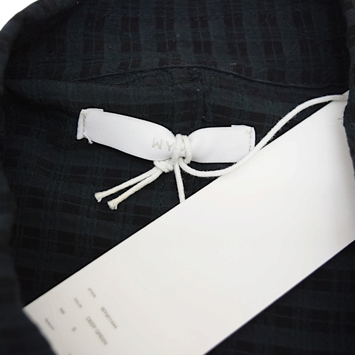 WYM LIDNM RAYON JACQUARD CROPPED SHIRTレーヨンジャカードクロップドシャツWYsh1444 古着・中古-6枚目のアイテム画像