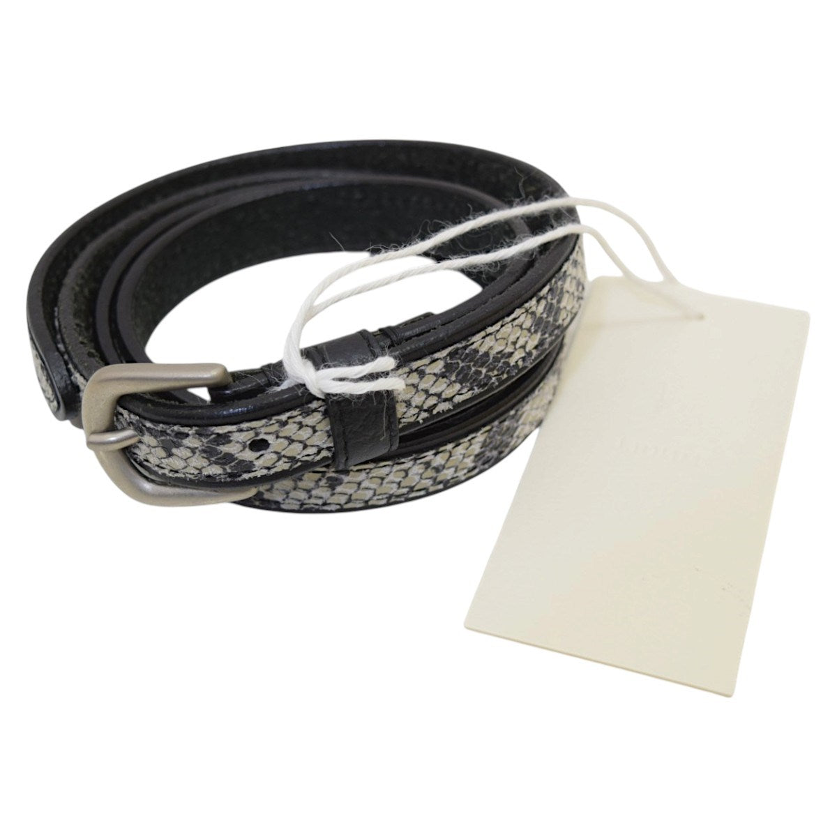 LIDnM PYTHON NARROW BELTパイソン ナローベルト 古着・中古-1枚目のアイテム画像