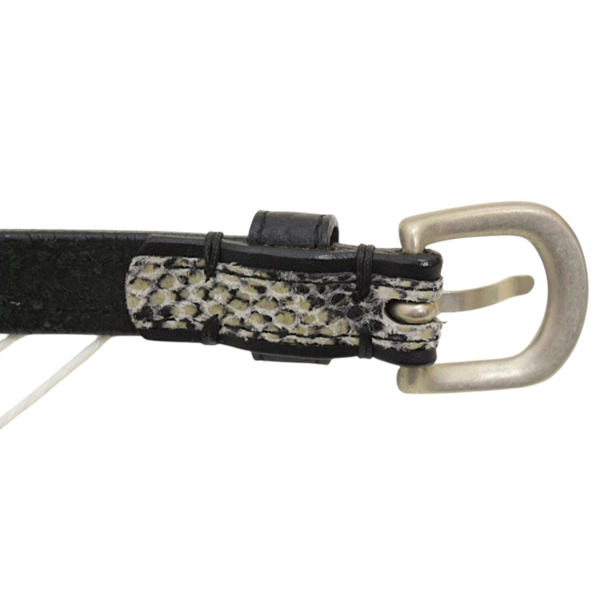 LIDnM PYTHON NARROW BELTパイソン ナローベルト 古着・中古-3枚目のアイテム画像
