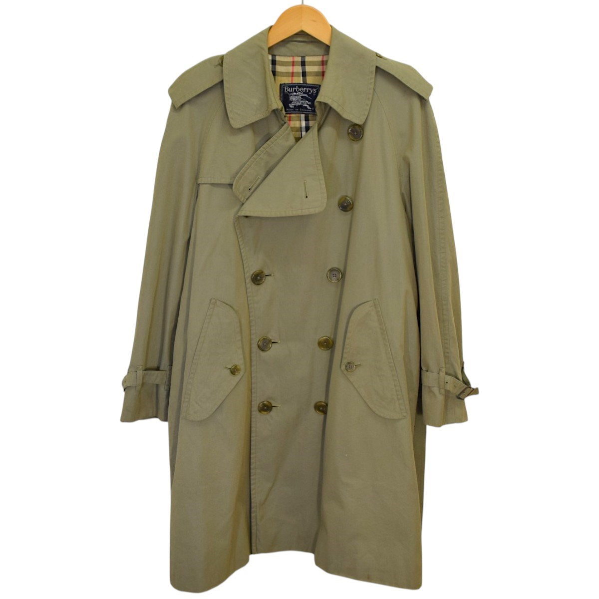 Burberry’s トレンチコート MADE IN ENGLAND 古着・中古-1枚目のアイテム画像