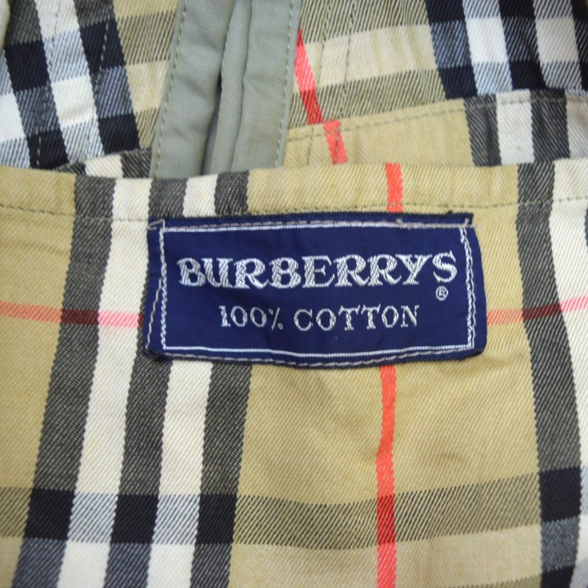 Burberry’s トレンチコート MADE IN ENGLAND 古着・中古-9枚目のアイテム画像