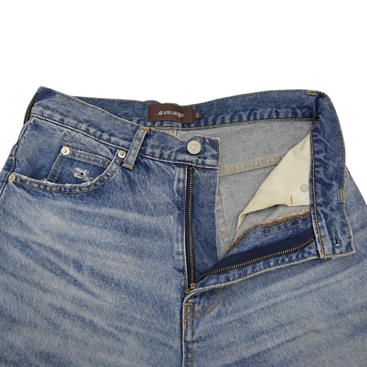 MASU BOYS MB BAGGY JEANS VINTAGEヴィンテージ加工バギーデニムパンツB26U6PL002 古着・中古-5枚目のアイテム画像