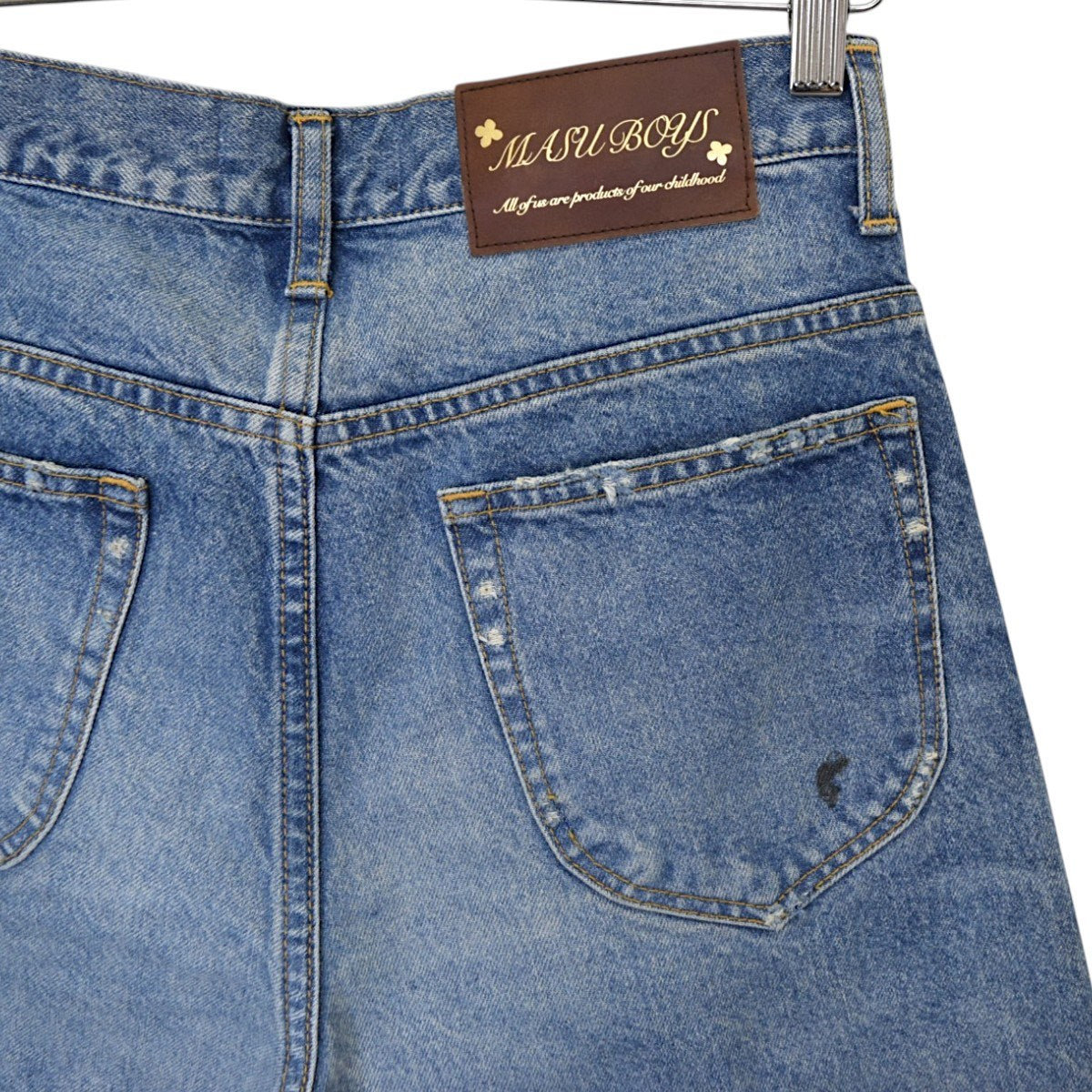 MASU BOYS MB BAGGY JEANS VINTAGEヴィンテージ加工バギーデニムパンツB26U6PL002 古着・中古-6枚目のアイテム画像