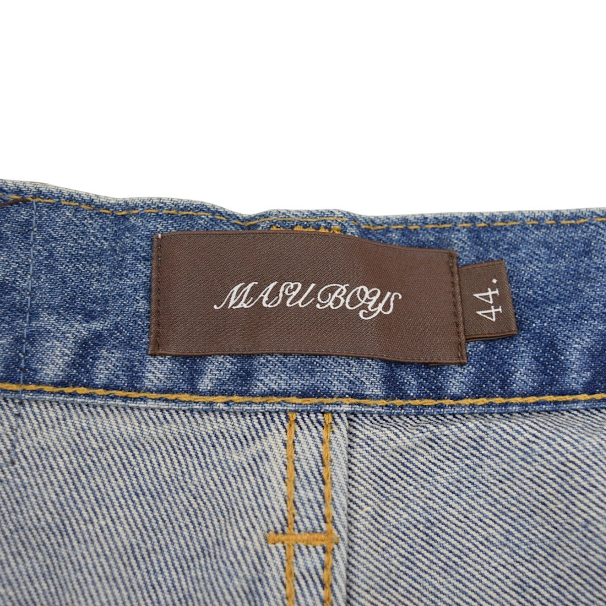 MASU BOYS MB BAGGY JEANS VINTAGEヴィンテージ加工バギーデニムパンツB26U6PL002 古着・中古-8枚目のアイテム画像