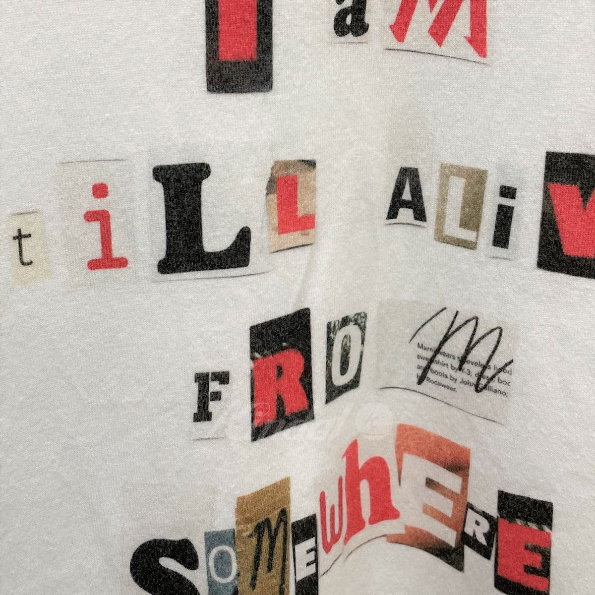 I AM STILLALIVE プリントＴシャツ