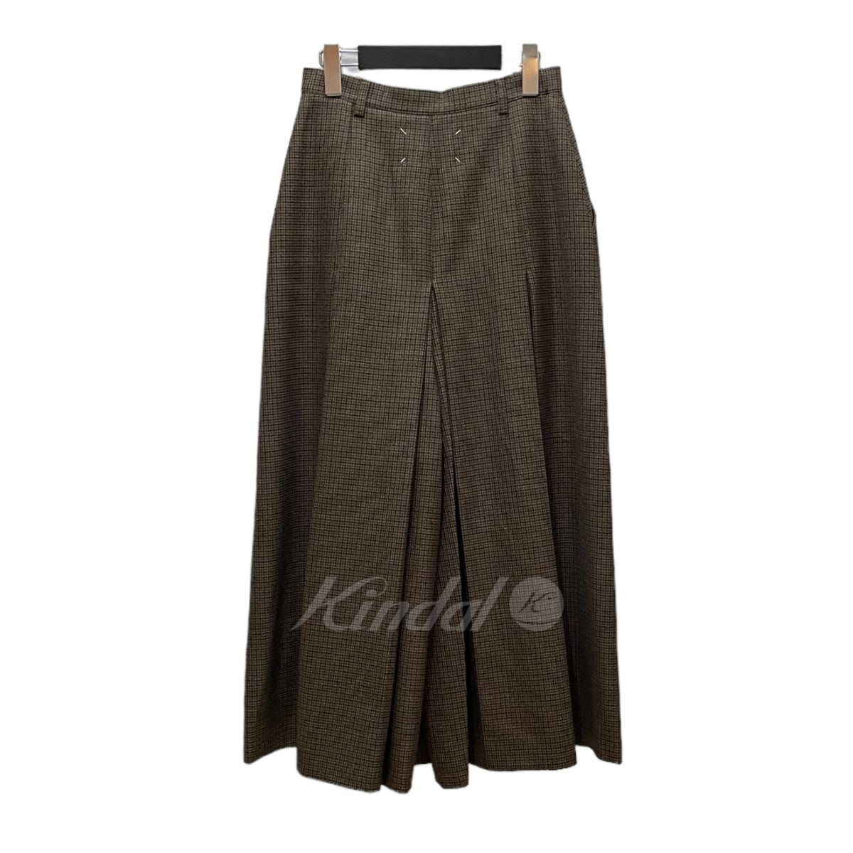 Maison Martin Margiela WIDE PANTS プリーツチェックワイドパンツ の古着・中古アイテム