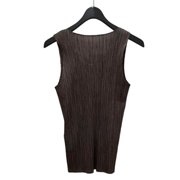 PLEATS PLEASE(プリーツプリーズ) プリーツノースリーブ グレー サイズ  