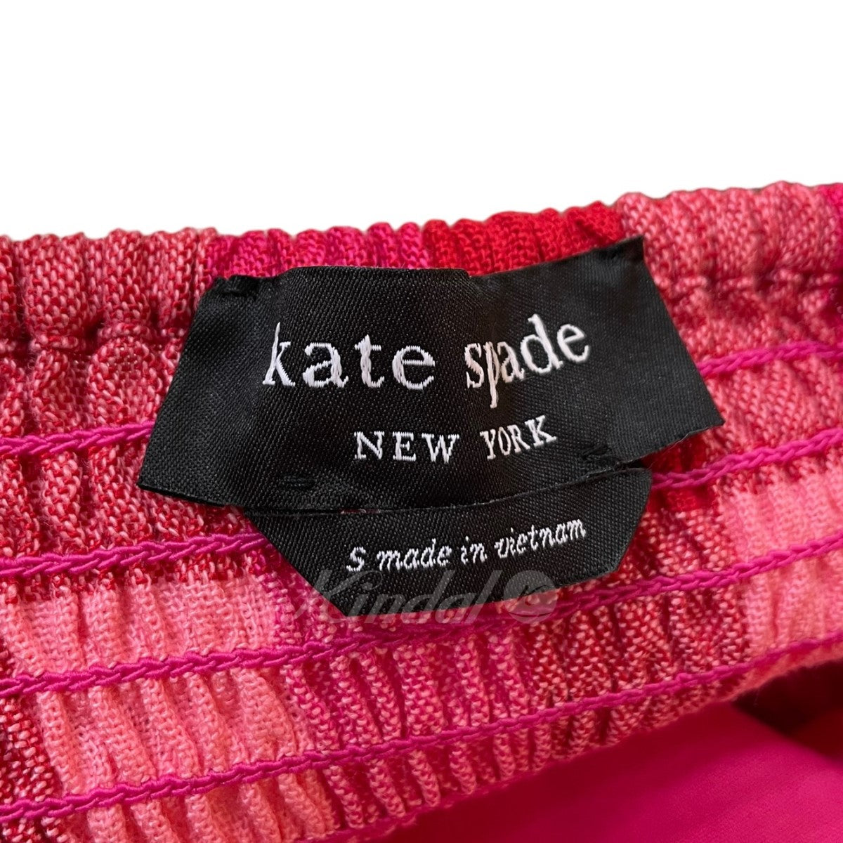 Kate spade(ケイトスペード) ピクニックウーブンラッフルミディ