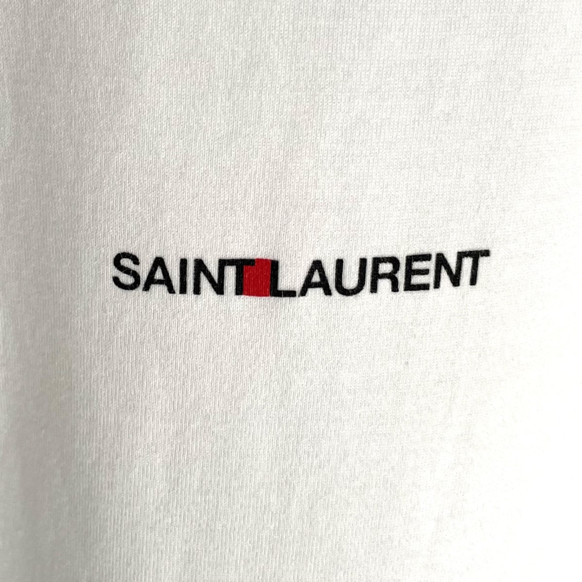Saint Laurent Paris(サンローランパリ) クラシックスクエアロゴT 