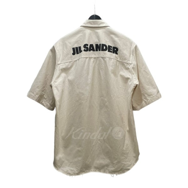 JIL SANDER(ジルサンダー) スタッフシャツ バックロゴオーバーサイズ ...