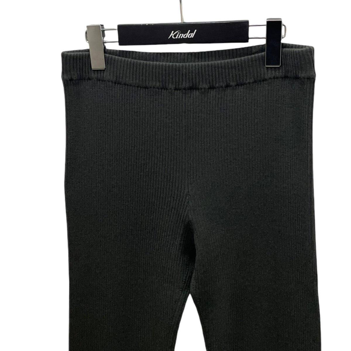 stretch woolリブレギンス