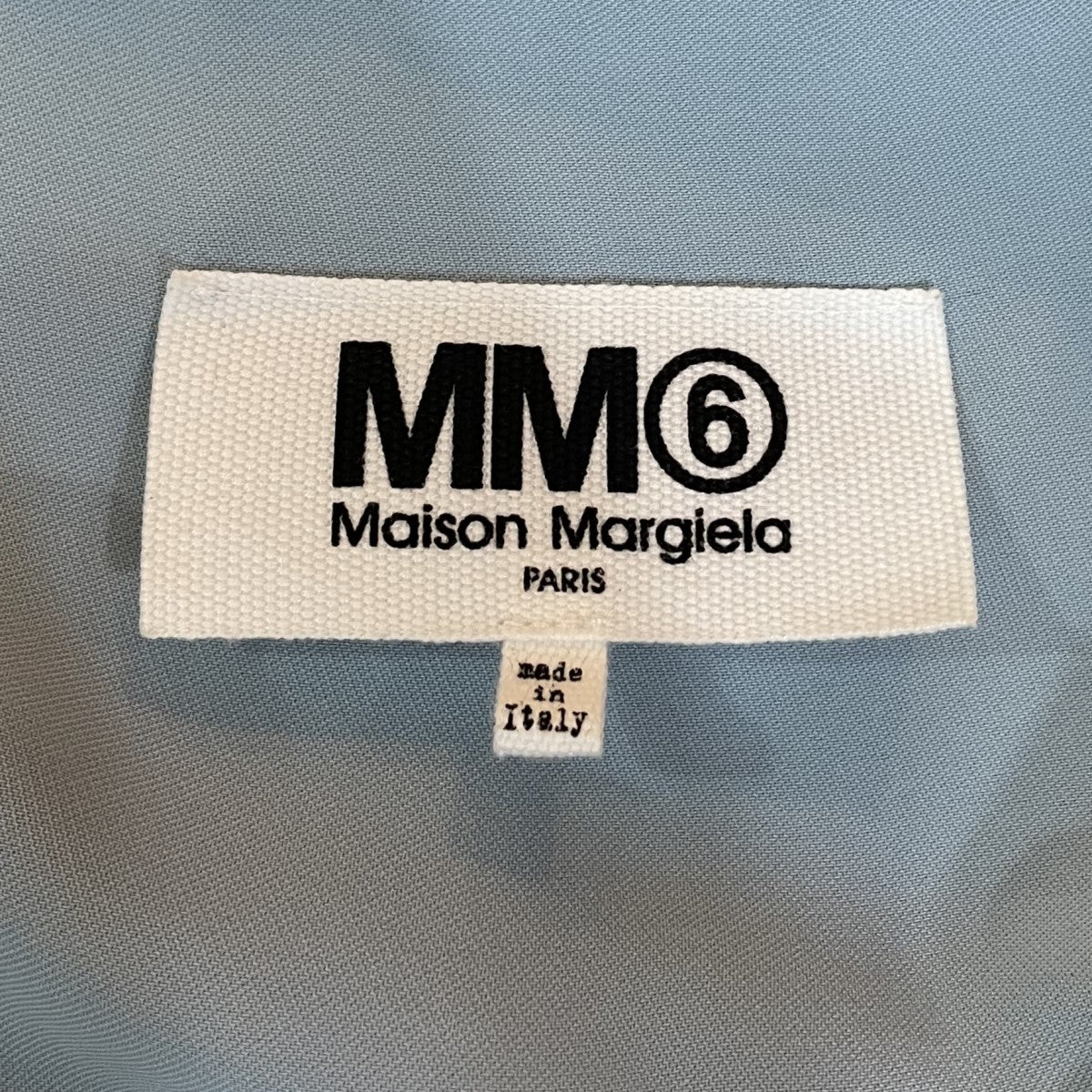 MM6 Maison Margiela(エムエムシックスメゾンマルジェラ) バックプリーツブラウス サックスブルー サイズ  40｜【公式】カインドオルオンライン ブランド古着・中古通販【kindal】