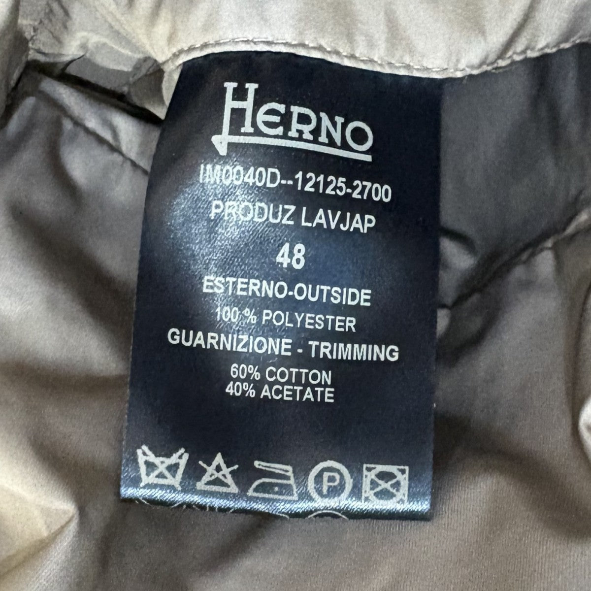 HERNO(ヘルノ) スプリングコート パープルベージュ サイズ 48｜【公式