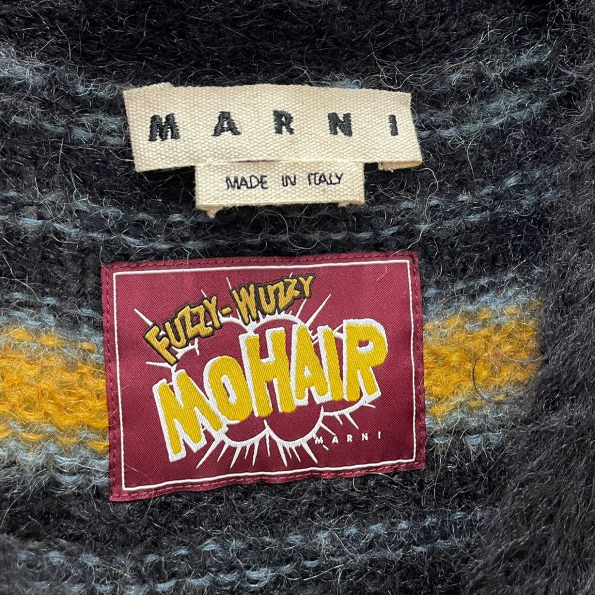 MARNI(マルニ) L S V-NECK MOHAIR CARDIGAN CDMG0051Q0 モヘアカーデ  