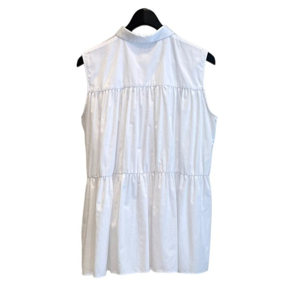 YOKO CHAN(ヨーコチャン) ノースリーブバックティアードブラウス  