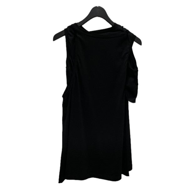 DOUBLE-NECK SLEEVLESS-TOPS