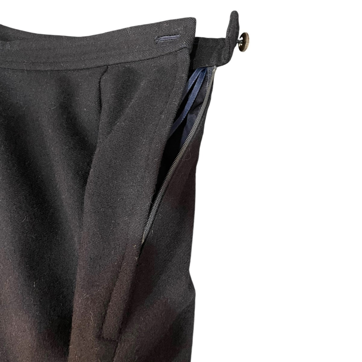 commedesgarcons ウール変形スカート COMME des GARCONS(コムデギャルソン) ウール変形スカート ネイビー