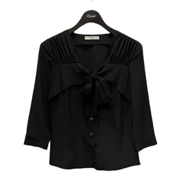 PRADA ボウタイシルクブラウス の古着・中古アイテム