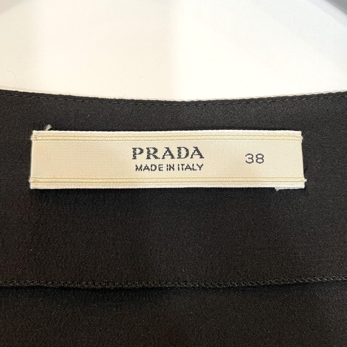PRADA ボウタイシルクブラウス の古着・中古アイテム