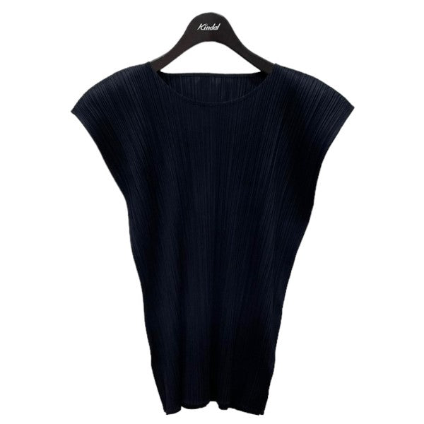 C オムプリッセ プリーツ ノースリーブ カットソー ISSEY MIYAKE MEN - 24SS オムプリッセ イッセイミヤケ プリーツ